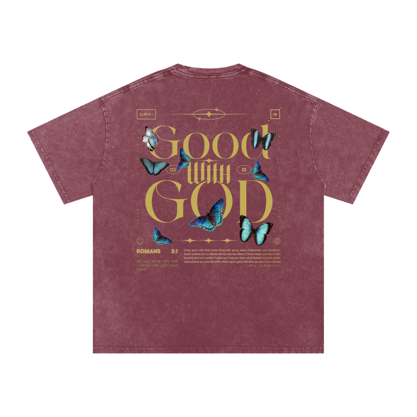 Good with God - Oversized Cotton T-Shirt