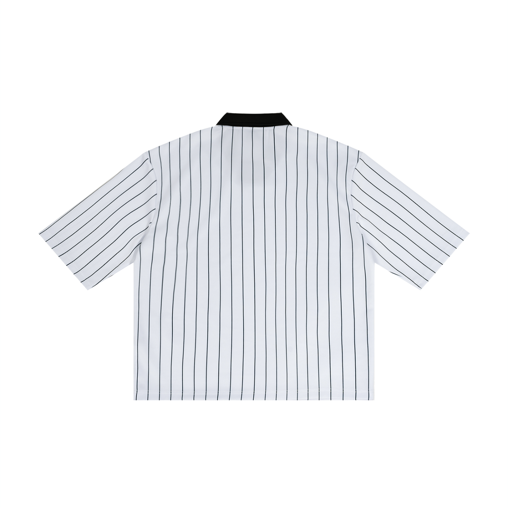 Kingdom Pinstripe Collared Jersey