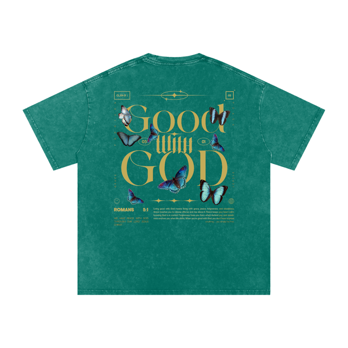 Good with God - Oversized Cotton T-Shirt
