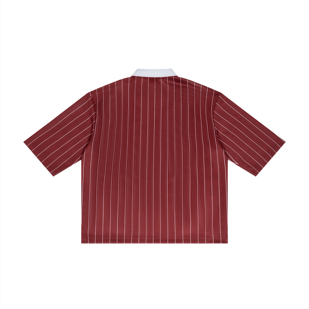 Kingdom Pinstripe Collared Jersey