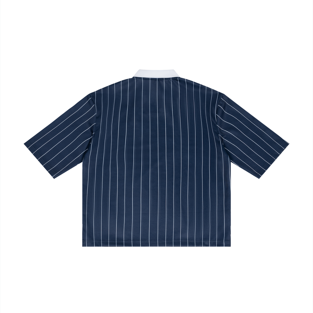 Kingdom Pinstripe Collared Jersey